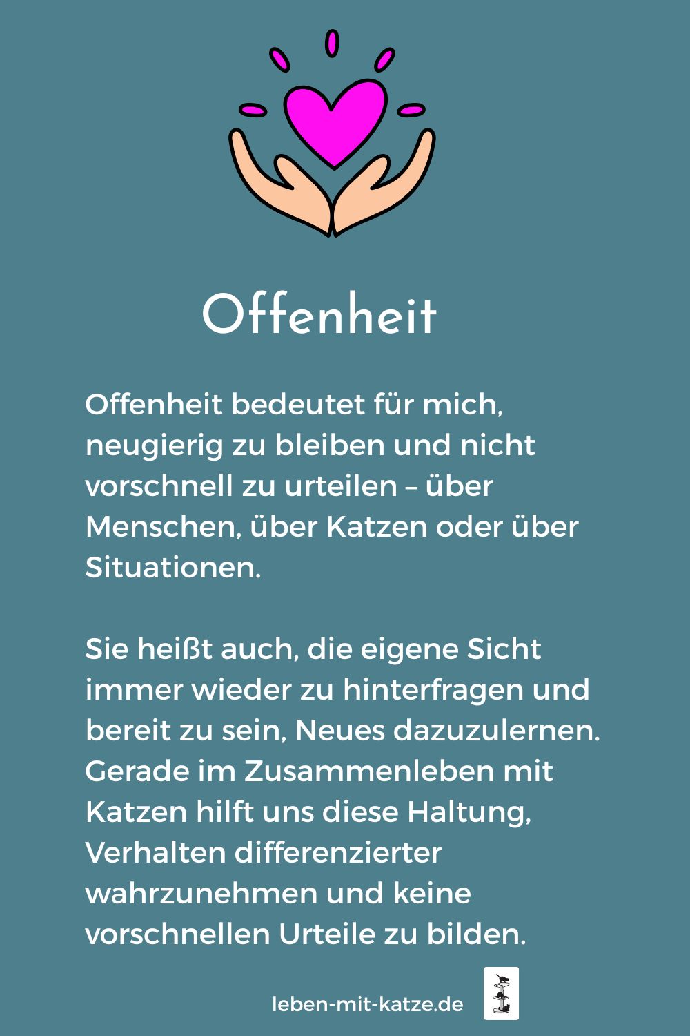 Werte von Leben mit Katze Katja Henopp Offenheit