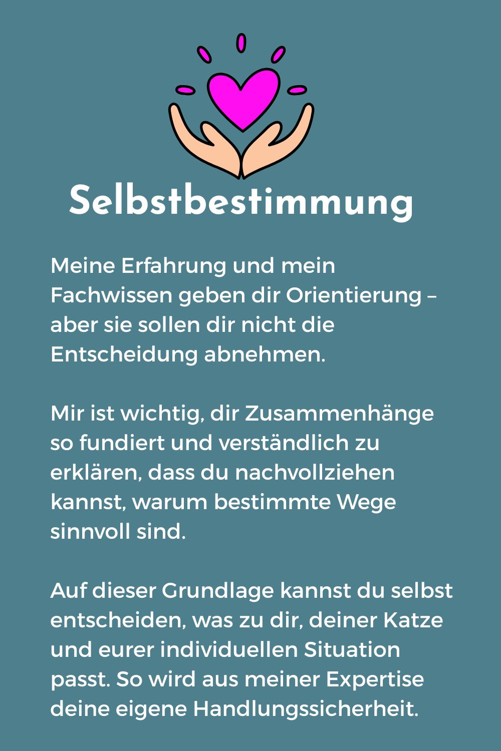 Werte von Leben mit Katze Katja Henopp Selbstbestimmung
